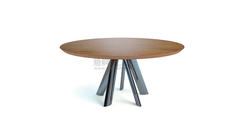 REFLEX Lem 72 Fisso Bevel Wood 餐桌