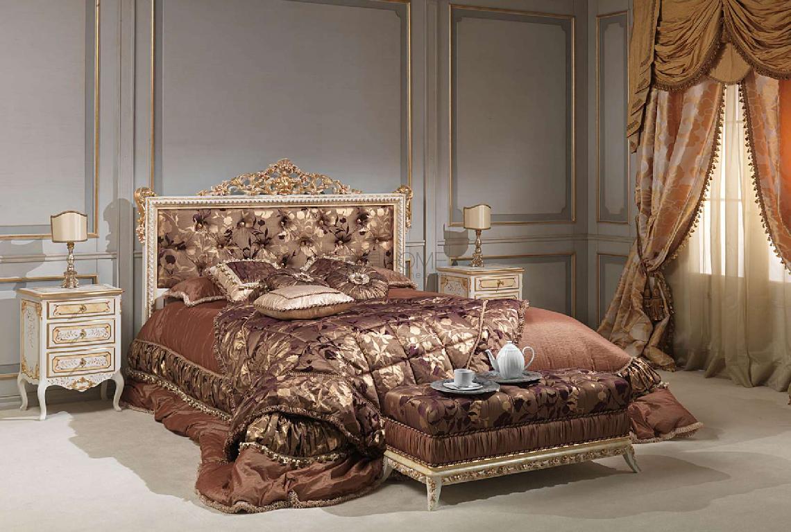 VIMERCATI Luxury classic bedroom Louvre 床2