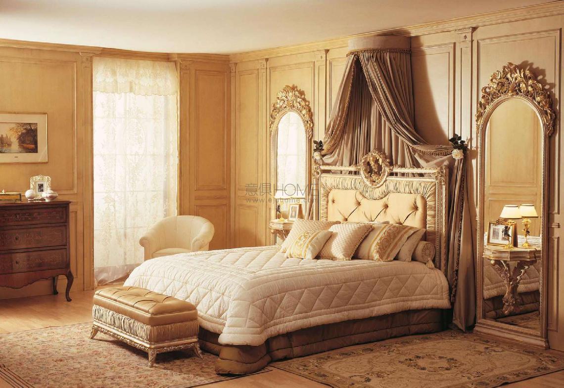 VIMERCATI Luxury classic bedroom Louvre 床4