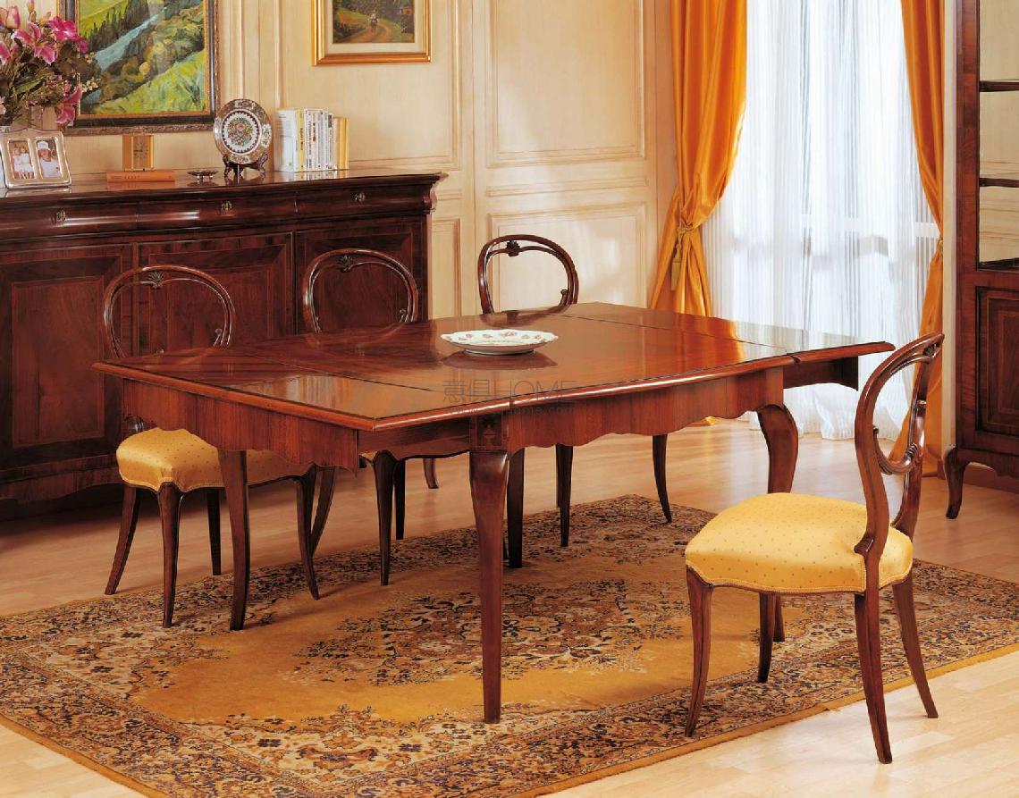 VIMERCATI 14Nineteenth Century French classic collection dining room classic furniture 餐桌1