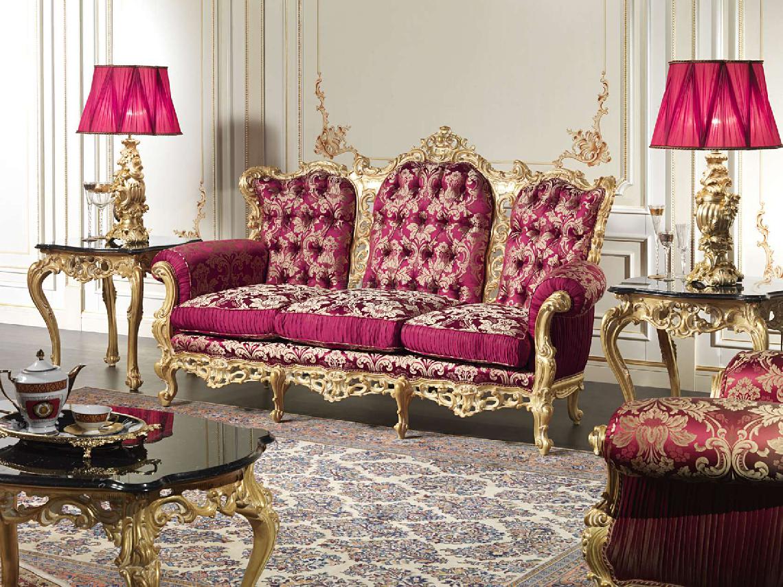 VIMERCATI Carved and Gilded luxury classic Living Room Barocco 沙发2