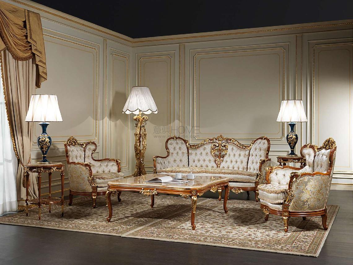 VIMERCATI classic luxury living room 800 沙发1
