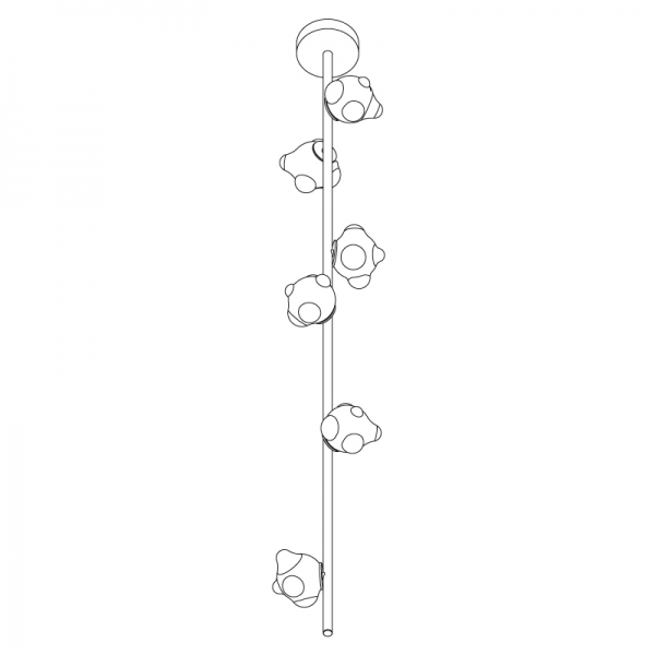 加拿大家具BOCCI的57-57 STEM-57 SUSPENDED 吊灯 细节图