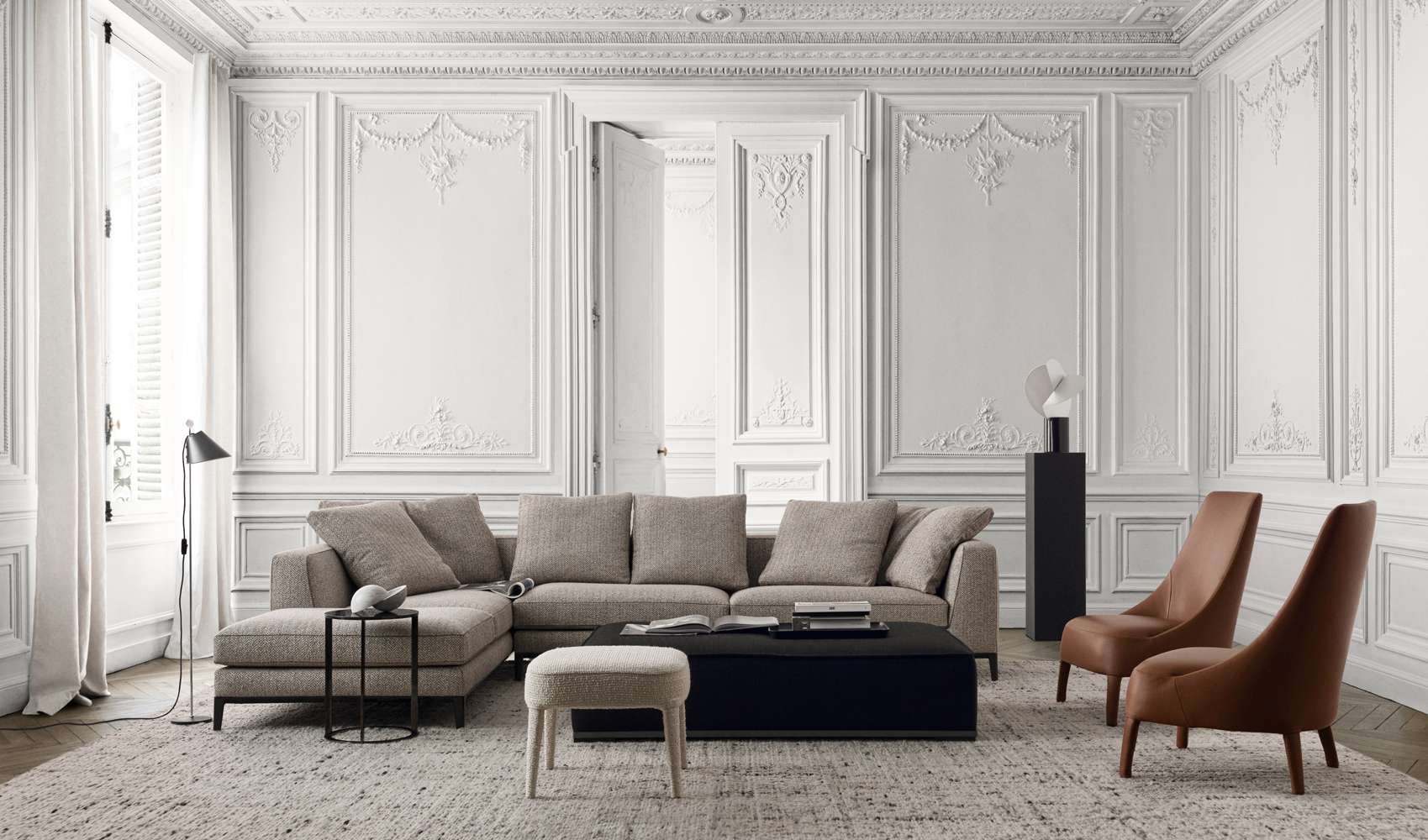意大利家具B&B ITALIA的Lucrezia Soft to Size多人沙发 细节图