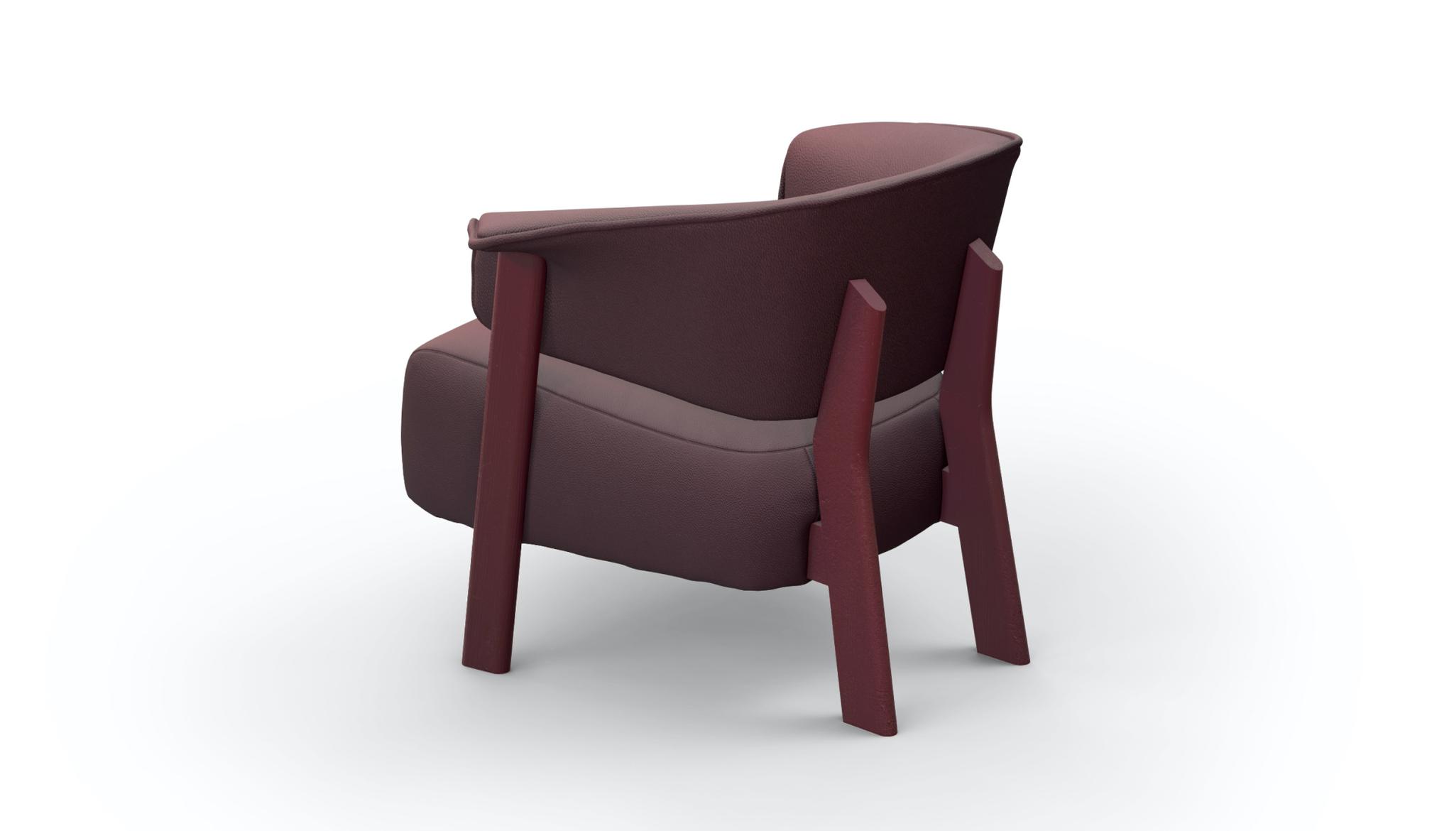 意大利家具CASSINA的BACK-WING ARMCHAIR休闲椅 细节图