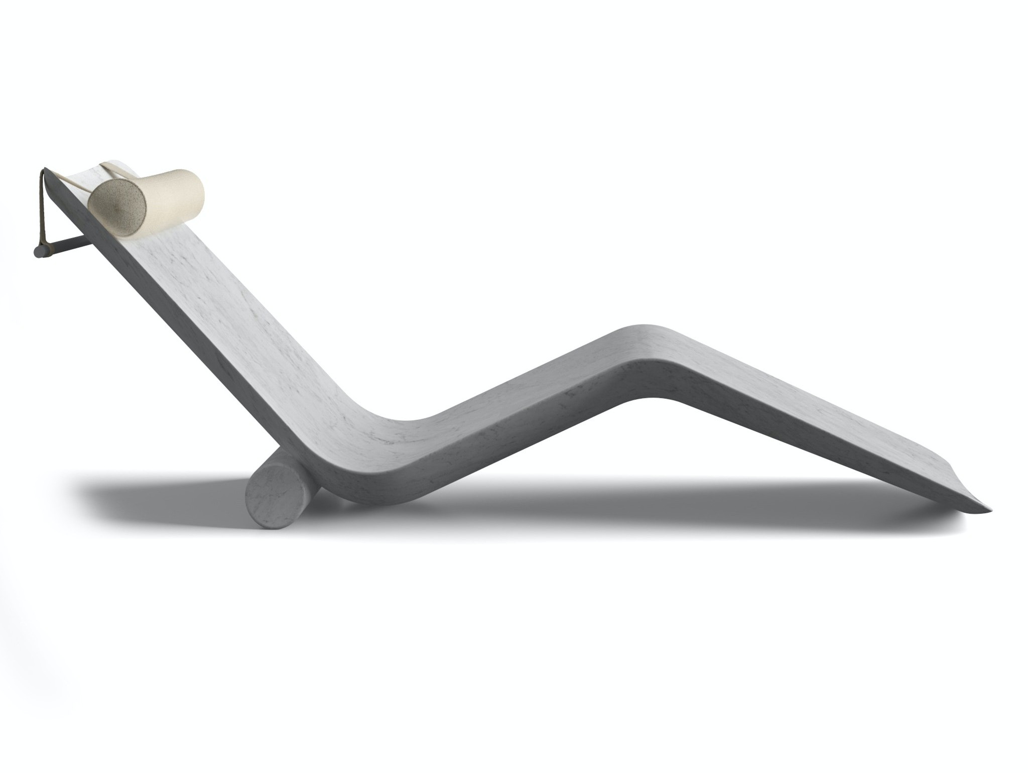 意大利Salvatori Boffi的Curl Chaise longue 躺椅 细节图