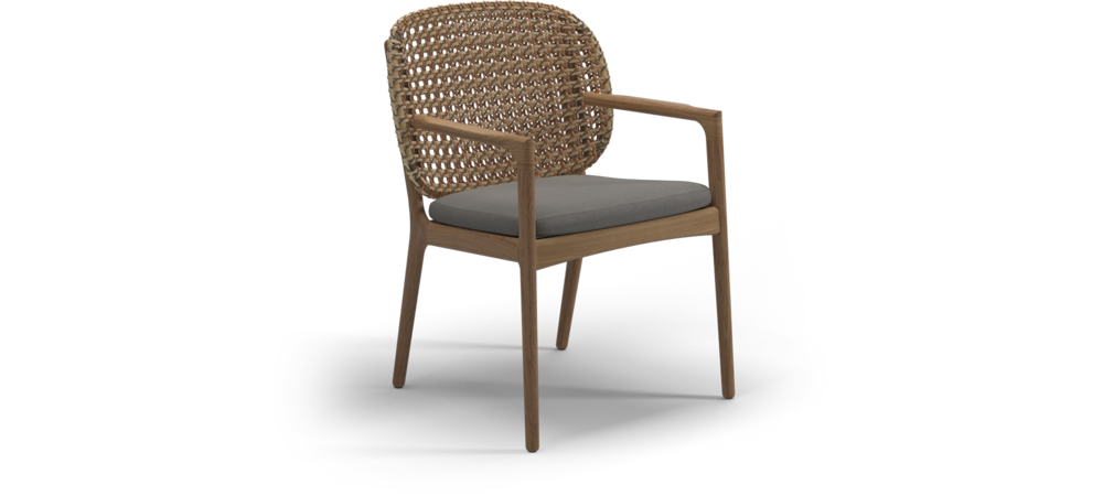 德国家具GLOSTER的Kay-Dining Chair with Arms 餐椅 主图