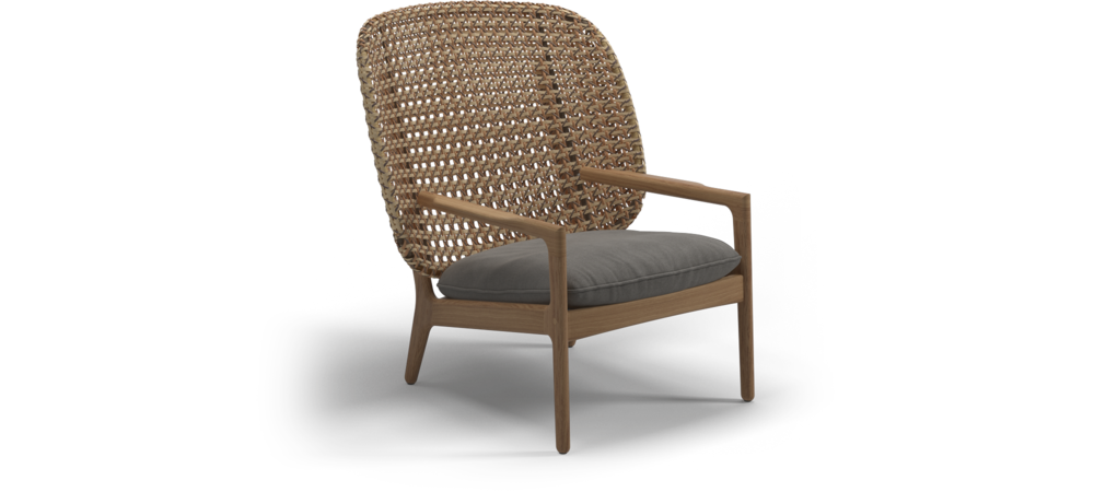 德国家具GLOSTER的Kay-High  Back Lounge chair 休闲椅 主图