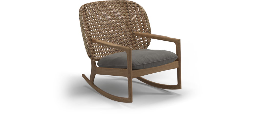 德国家具GLOSTER的Kay-Low Back Rocking Chair  休闲椅 细节图