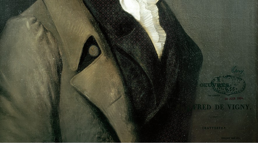 法国家具Ibride的Collector portrait Chatterton 画  细节图