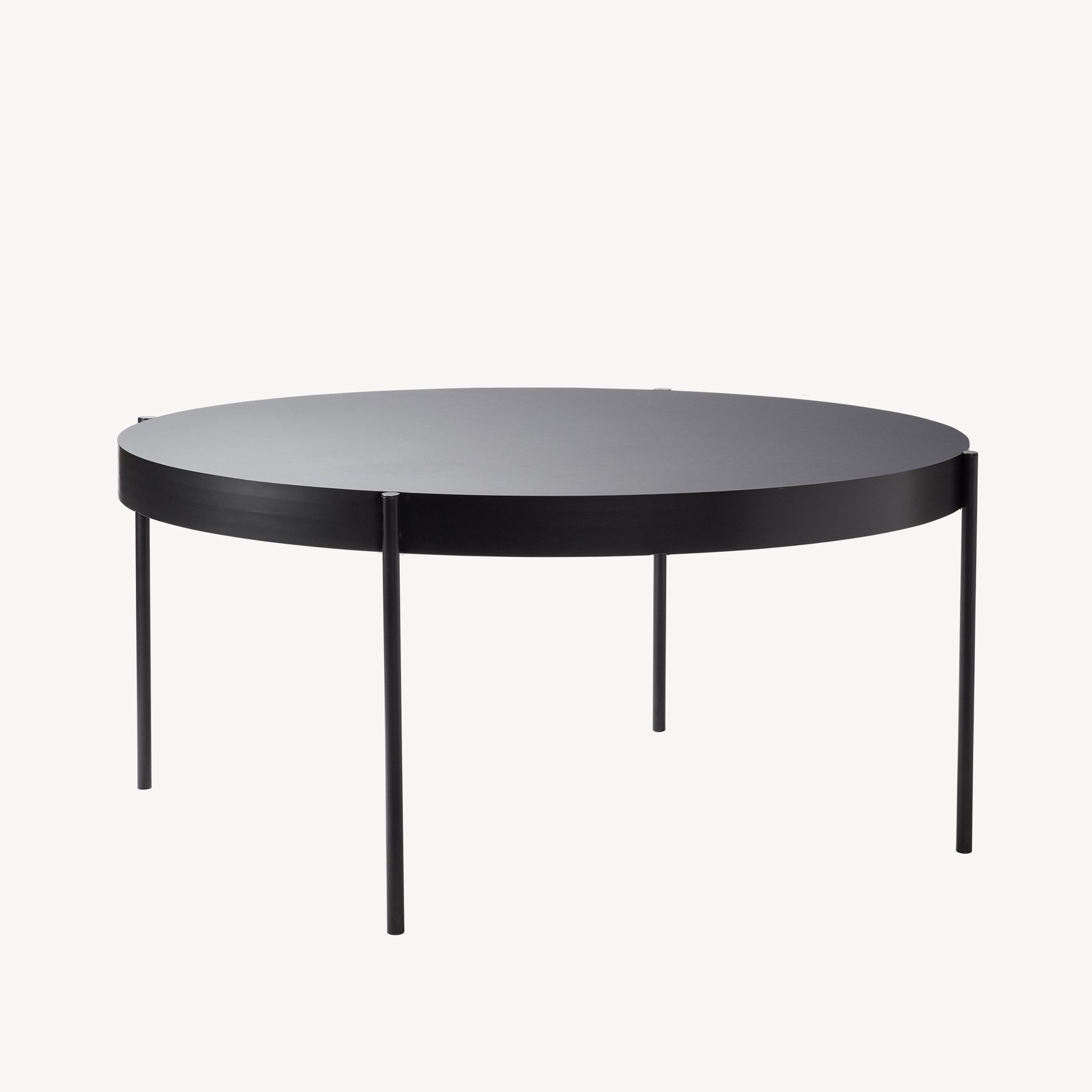 丹麦家具Verpan的SERIES 430 TABLE BLACK 圆餐桌 细节图