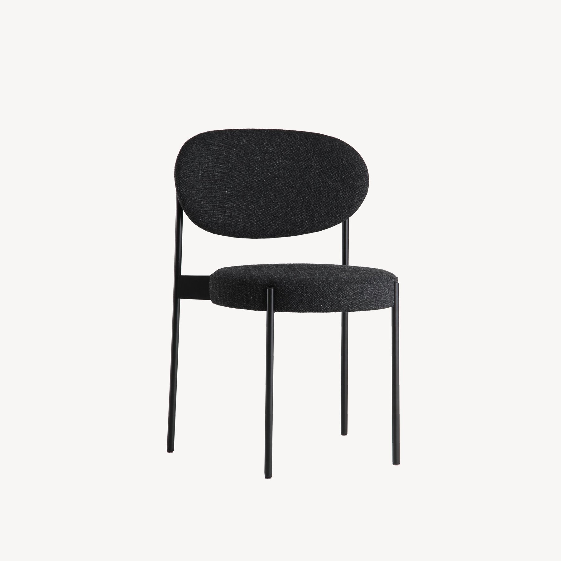 丹麦家具Verpan的SERIES 430 CHAIR BLACK FRAME 餐椅  主图