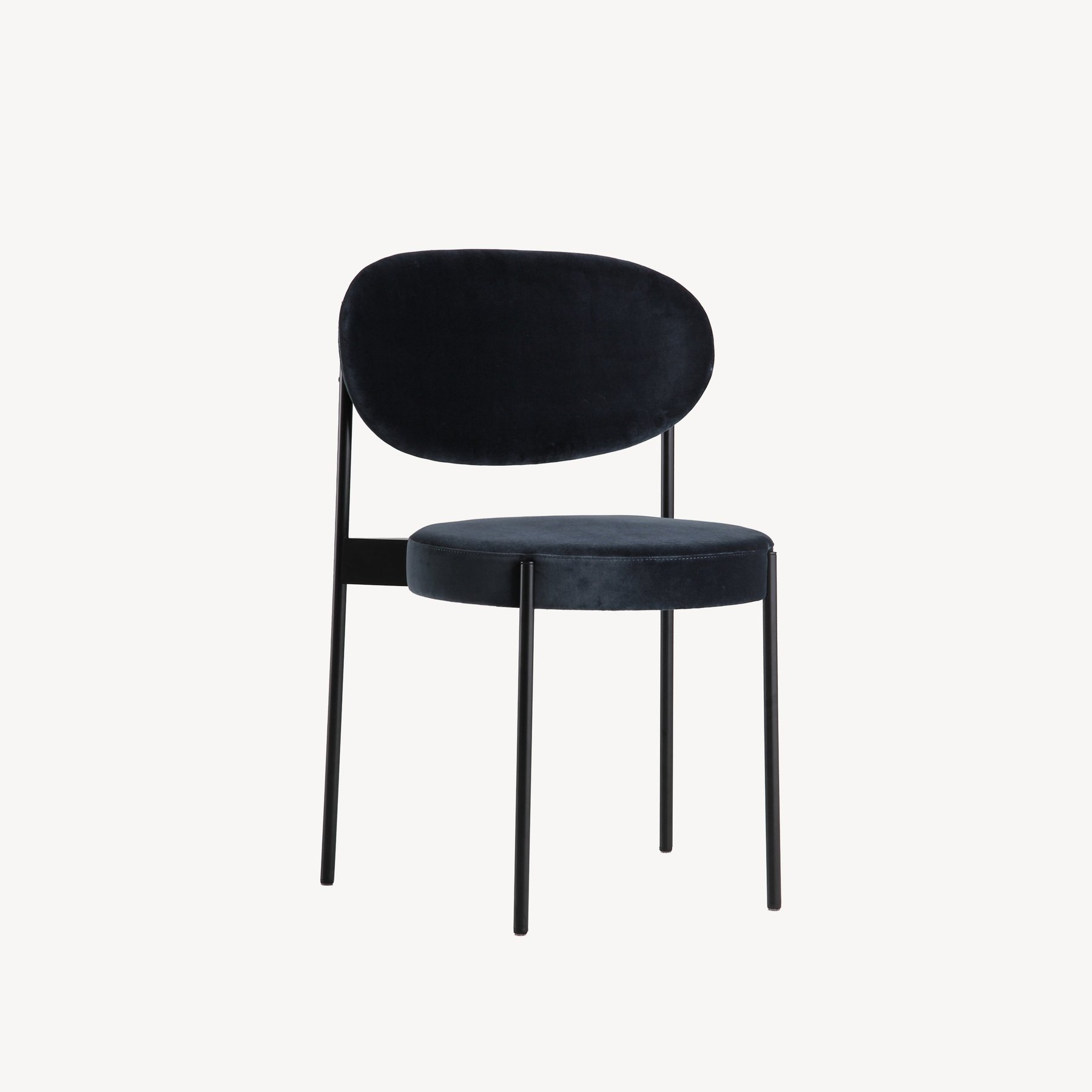 丹麦家具Verpan的SERIES 430 CHAIR BLACK FRAME 餐椅  细节图