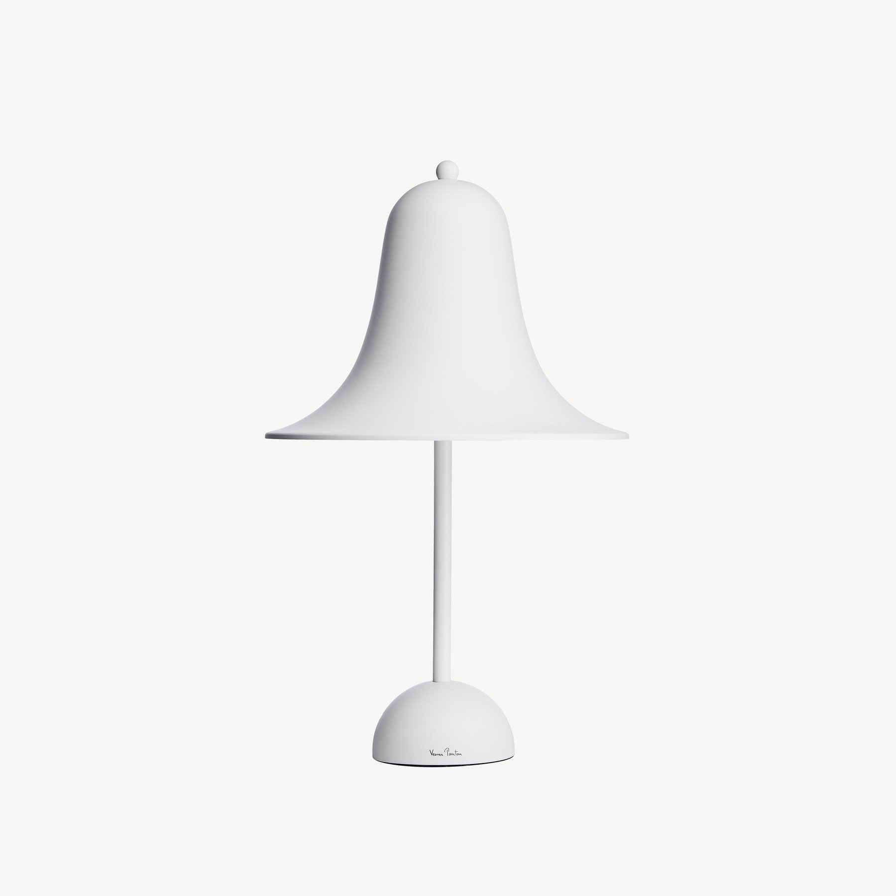 丹麦家具Verpan的Pantop Ø23 Table Lamp MATT WHITE 台灯 主图