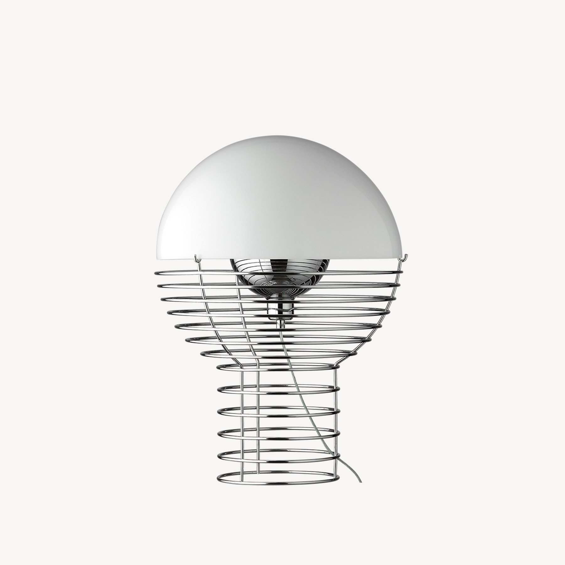 丹麦家具Verpan的Wire Table Lamp 台灯 主图