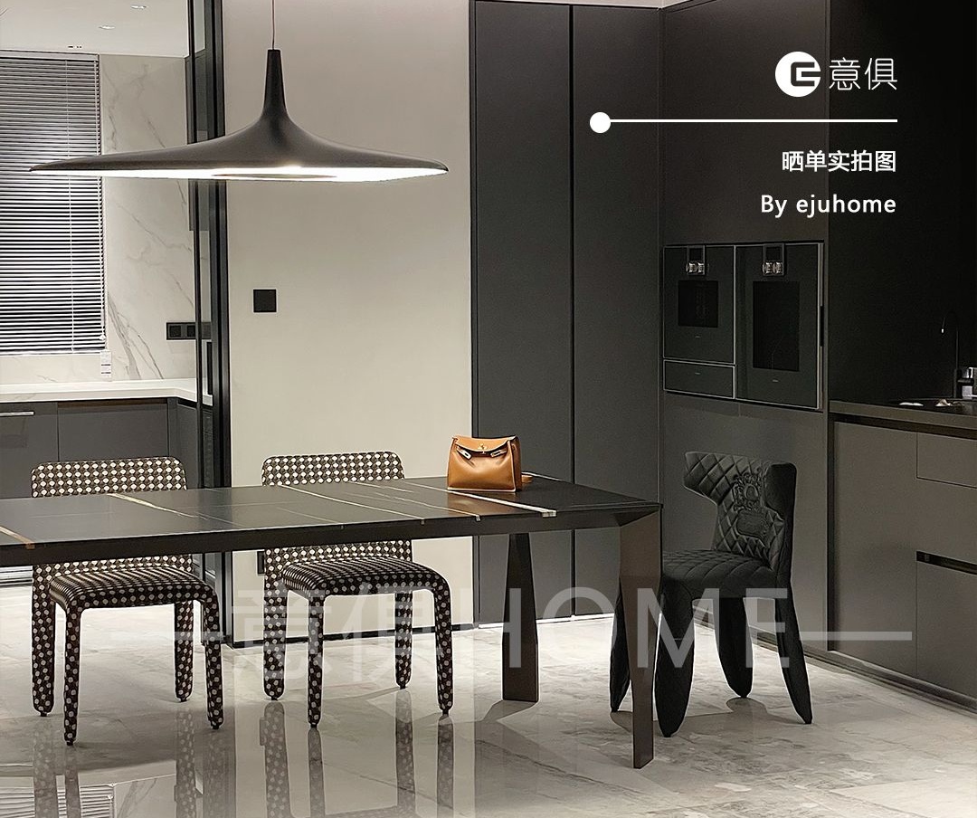 意大利家具-【上海排屋案例】黑白极简主义，精致且优雅