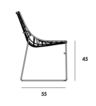 Keyah休闲椅尺寸图3