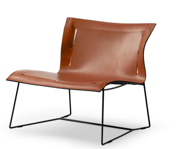 Cuoio Lounge Chair.休闲椅细节图1