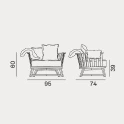 Gray 07扶手椅尺寸图1