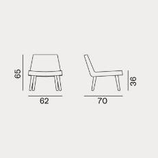 LC 24扶手椅尺寸图1