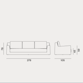 Loll组合沙发尺寸图3