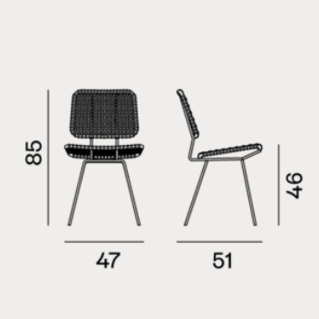 Brick 23椅子尺寸图1