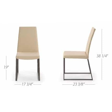 Curvo餐椅尺寸图1