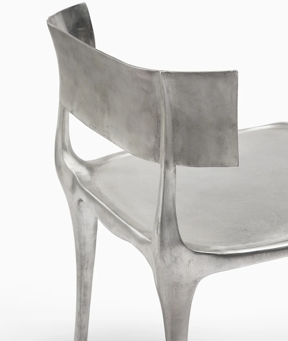 ARIA aluminum side chair休闲椅细节图4