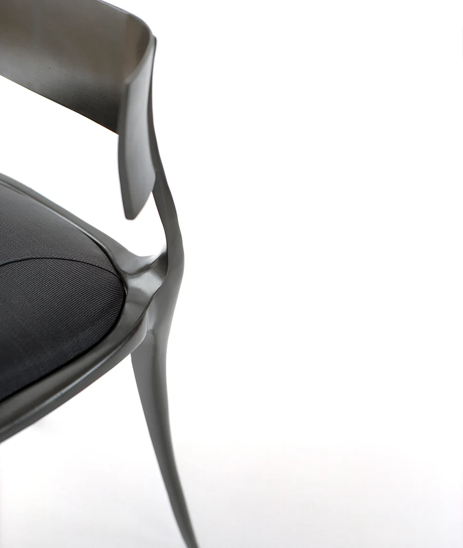 ARIA bronze side chair休闲椅细节图3