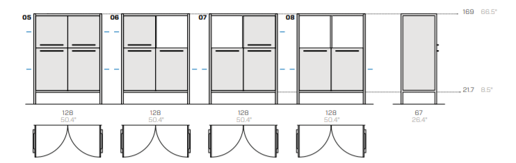Frame Workbench橱柜尺寸图1