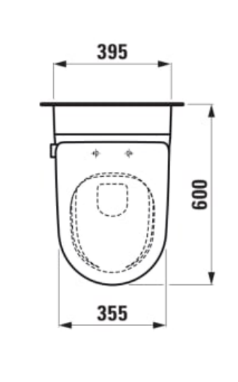 CLEANET RIVA马桶尺寸图2