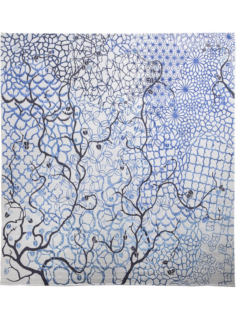 Collage blue地毯细节图1
