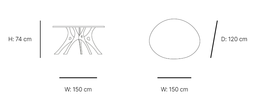 Morph Table桌子尺寸图1