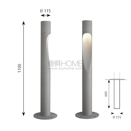 LOUIS POULSEN FLINDT BOLLARD 路灯2