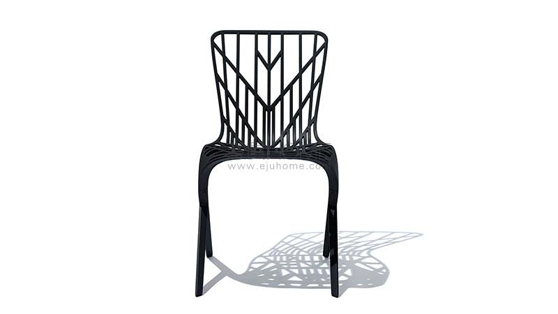 KNOLL Washington Skeleton Aluminum Side Chair 餐椅1