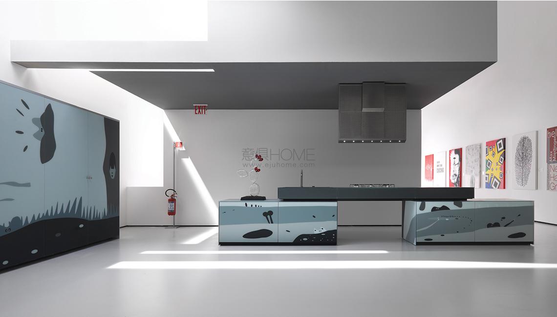 artematica vitrum arte Artematica Vitrum Arte Natura bianco e nera 餐边柜