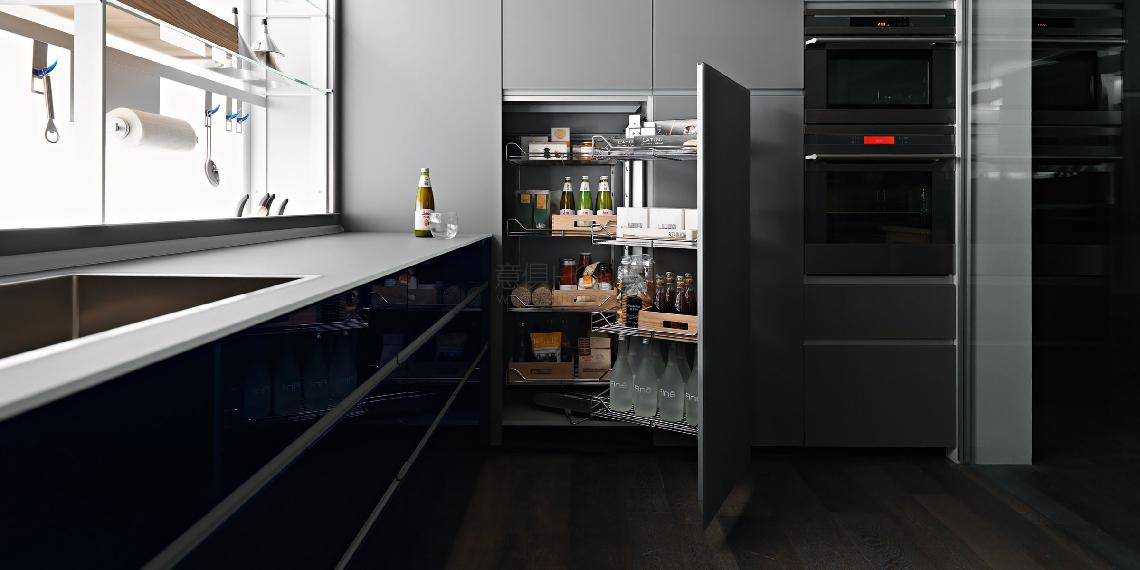 VALCUCINE  new logica system blu valcucine 5 Artematica Vitrum Blu 餐边柜 3