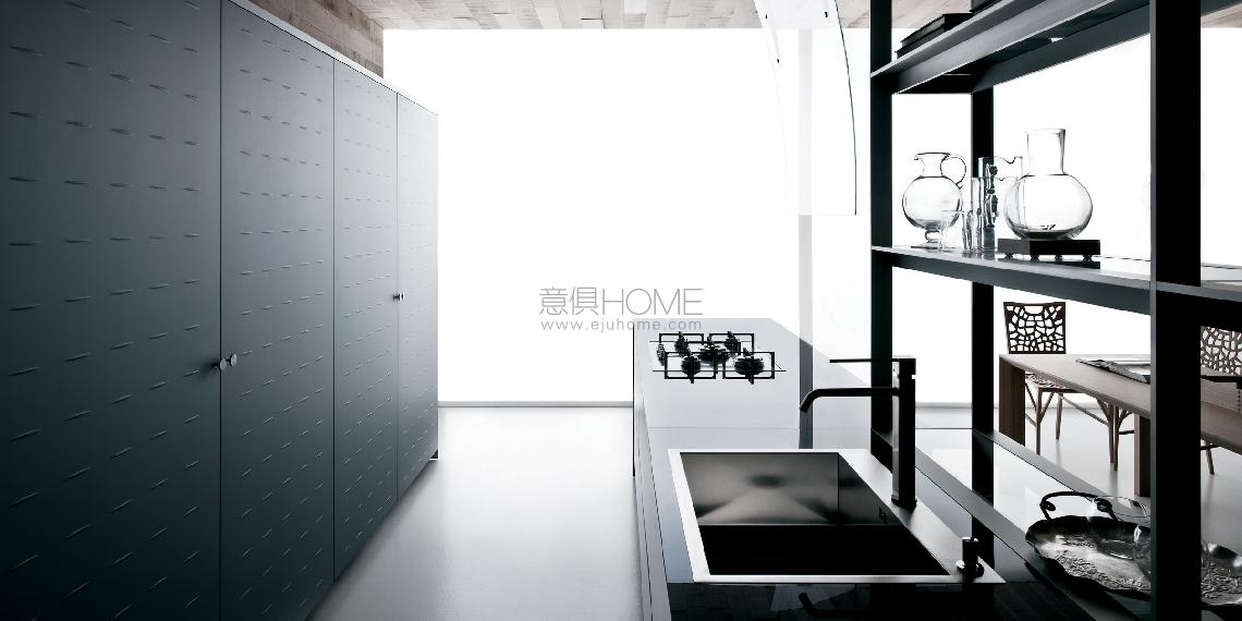 VALCUCINE  riciclantica alluminio rigato 5 Riciclantica Laminato Alluminio Rigato 餐边柜 4