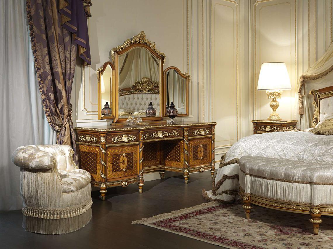 VIMERCATI Walnut bedroom furniture Louis XVI 2011 边柜4