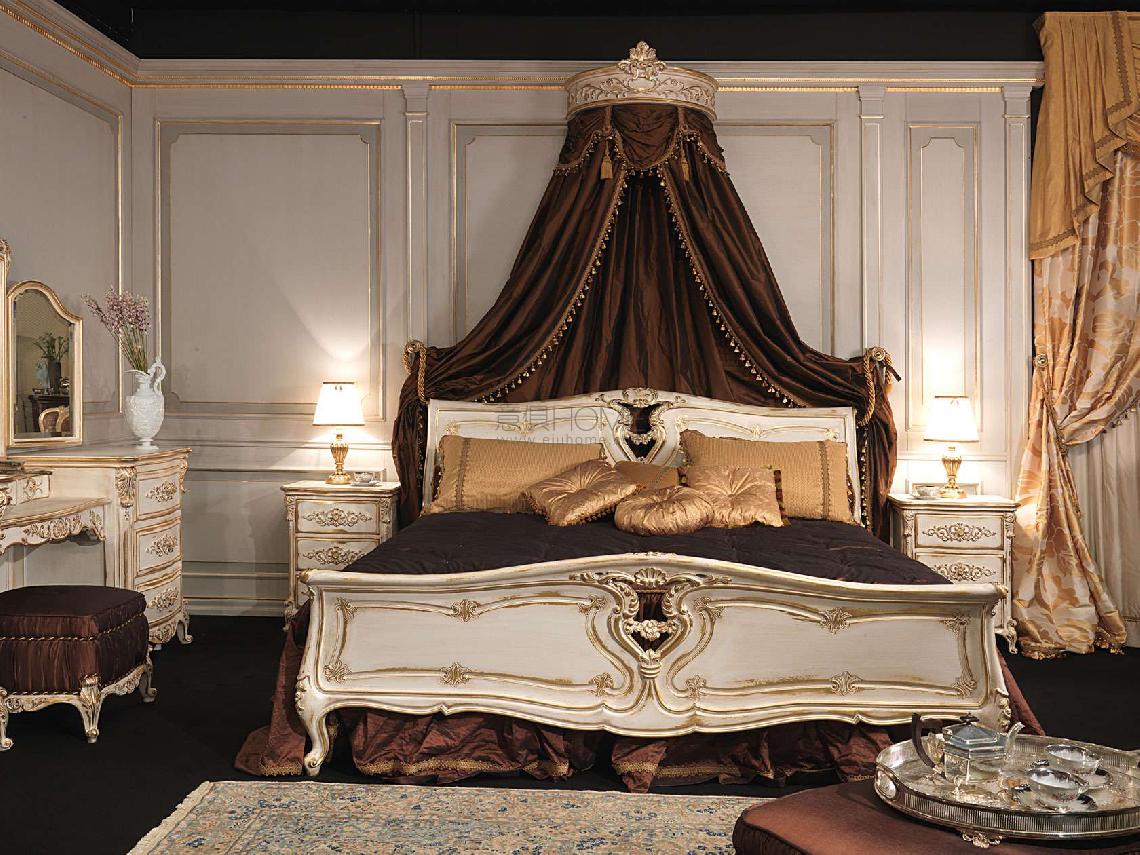 VIMERCATI Louis XVI white and gold 床8