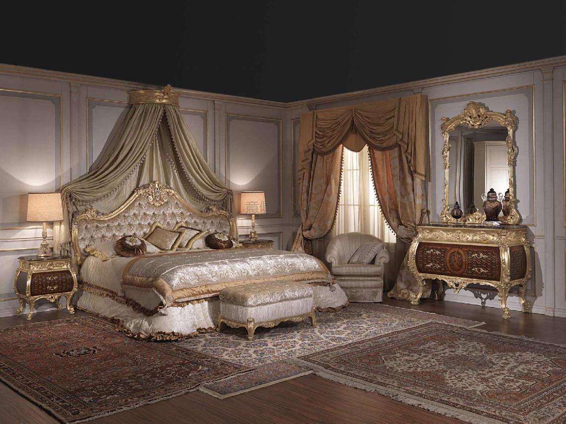 VIMERCATI Luxury bedroom Emperador Gold, art. 397-931 床