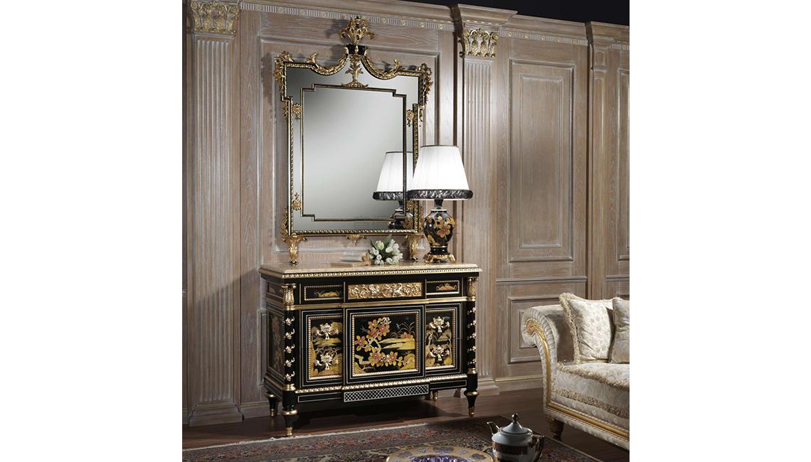 VIMERCATI Luxury classic chest of drawers, collection Chinoiserie, art. 2095 梳妆台