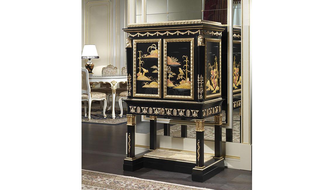 Small cabinet Luigi XV, Chinoiserie collection, art. 2098 酒柜