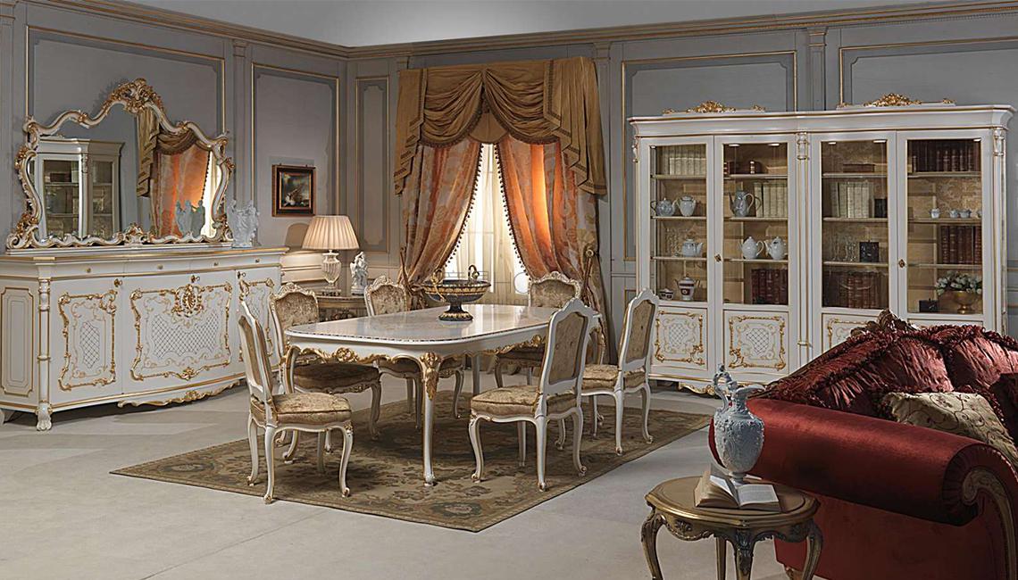 VIMERCATI 4Classic Dining room Louis XV Venice 餐桌2