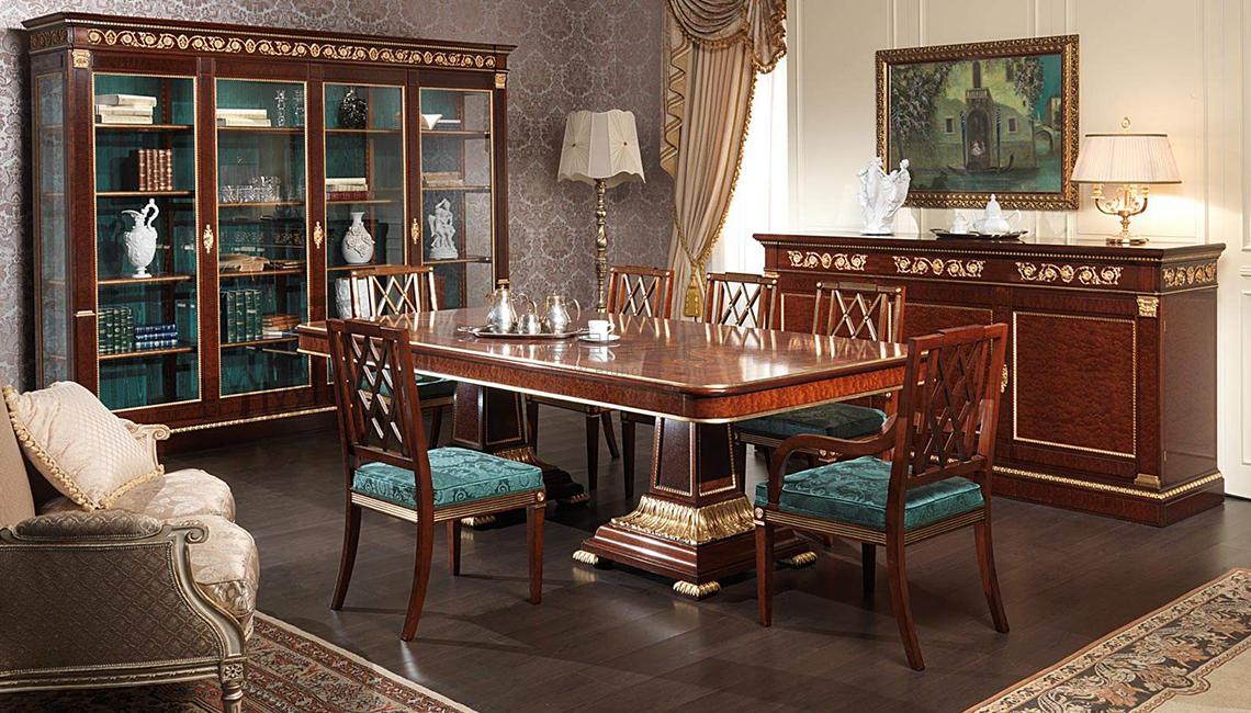 VIMERCATI 8Empire style dining room Ermitage 餐桌