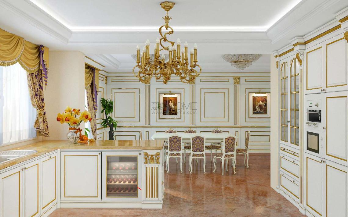 VIMERCATI Luxury classic kitchen in Legacy model 整体橱柜2