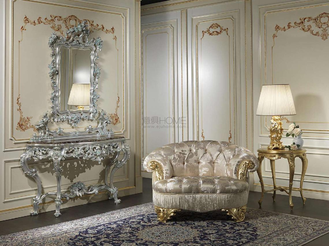 VIMERCATI Baroque luxury console art. 770 玄关桌1