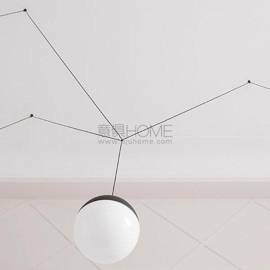 String Light Sphere head 吊灯2