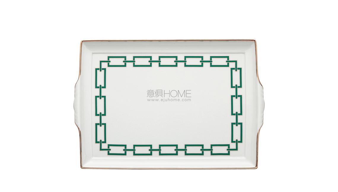 TRAY WITH HANDLES