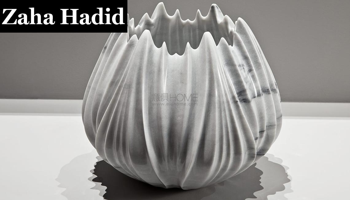 TAU-Vase Small大理石花瓶 zaha hadid